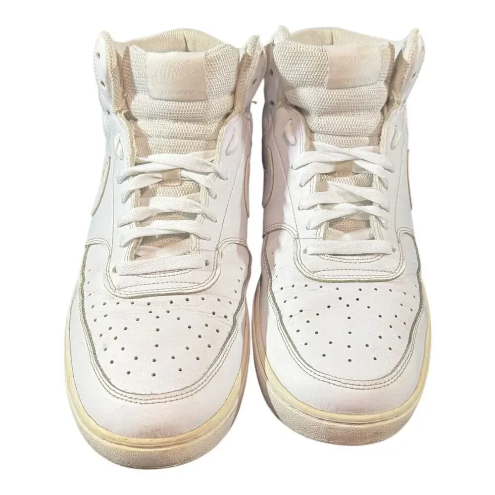 Nike Court Vision Mid Men's All White DN3577-100 Sneakers Shoes Us Size 12